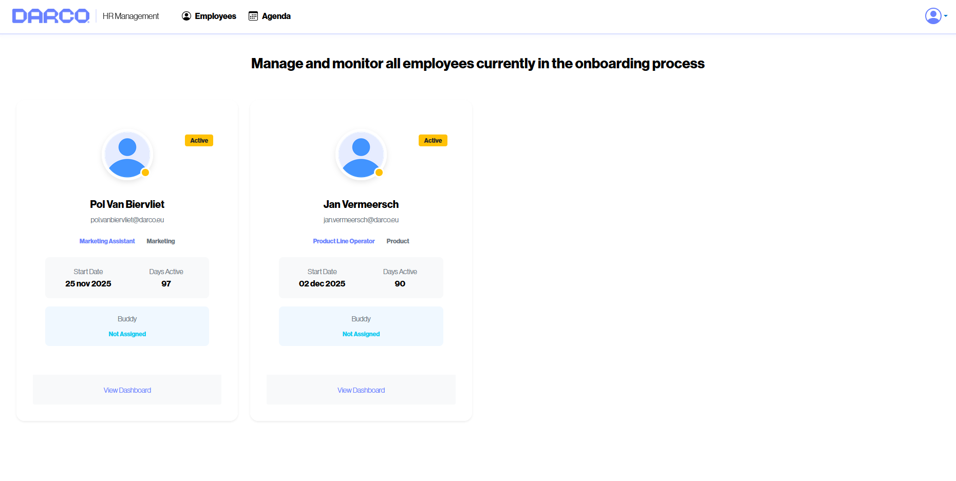 HR — Employee overview
